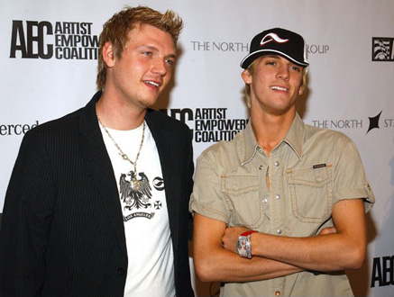 Nick Carter and Aaron Carter
